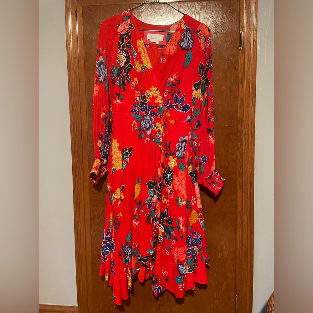 Anthropologie floral dress